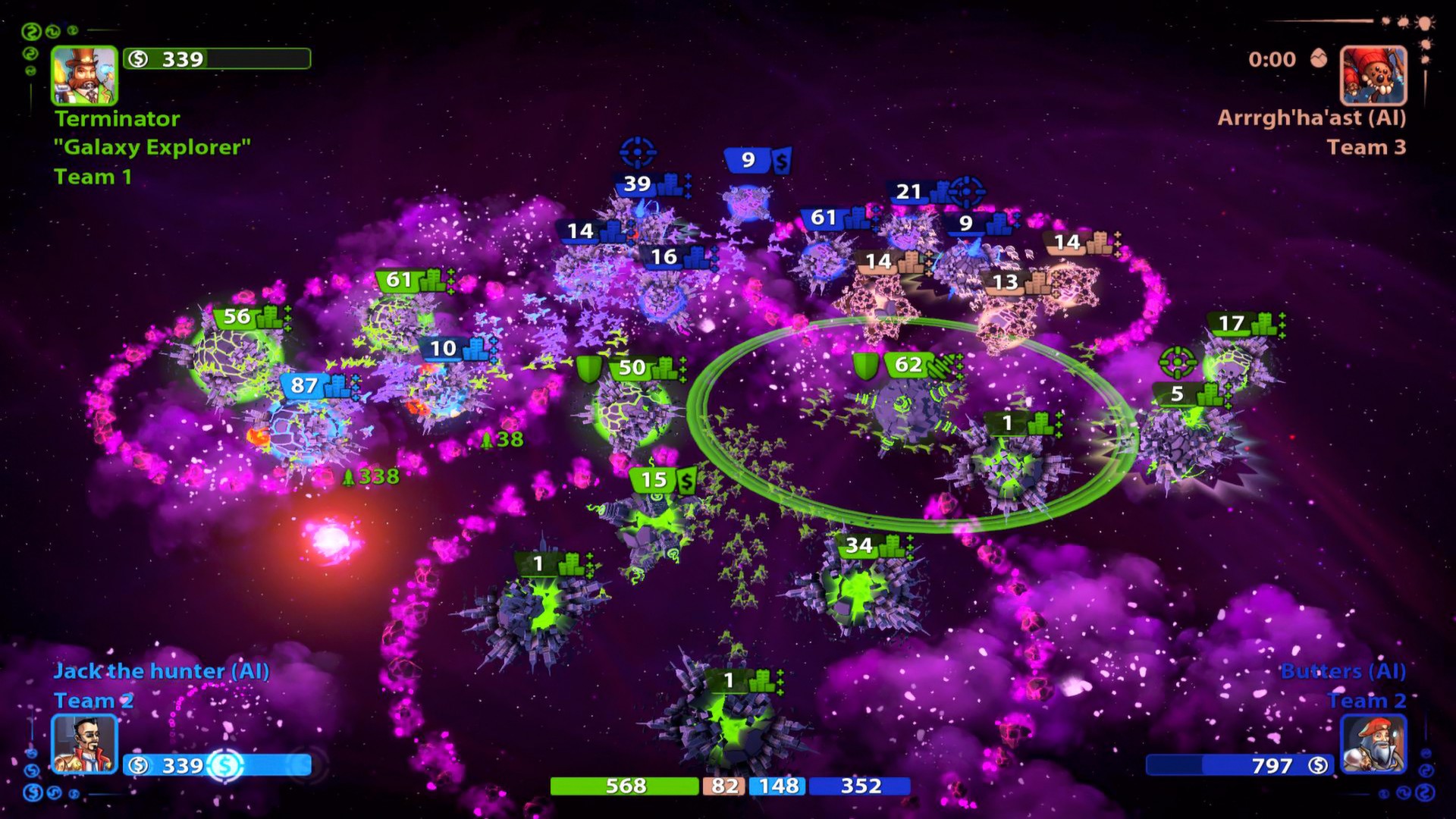 Planets under attack