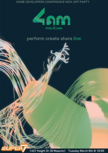 PixelJunk 4am - flyer