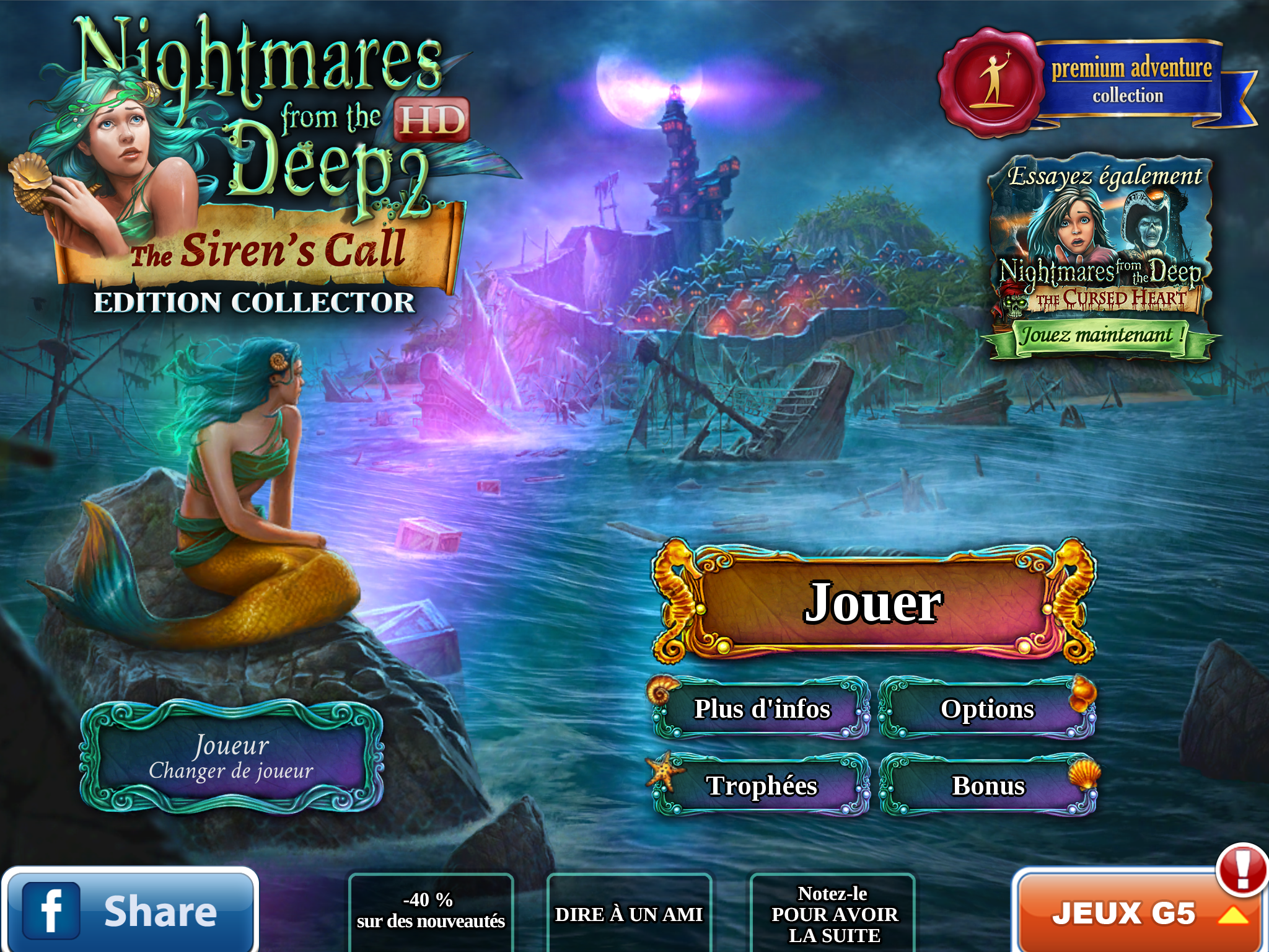 [TEST] Nightmares from the Deep : The Siren’s Call – la version pour iPad