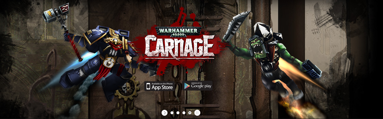 Warhammer 40.000 - Carnage - bannière