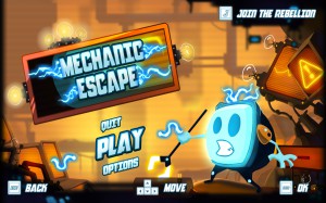 Mechanic Escape - menu
