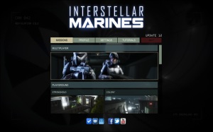 Interstellar Marines - menu