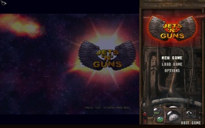 Jets'n'Guns Gold - menu