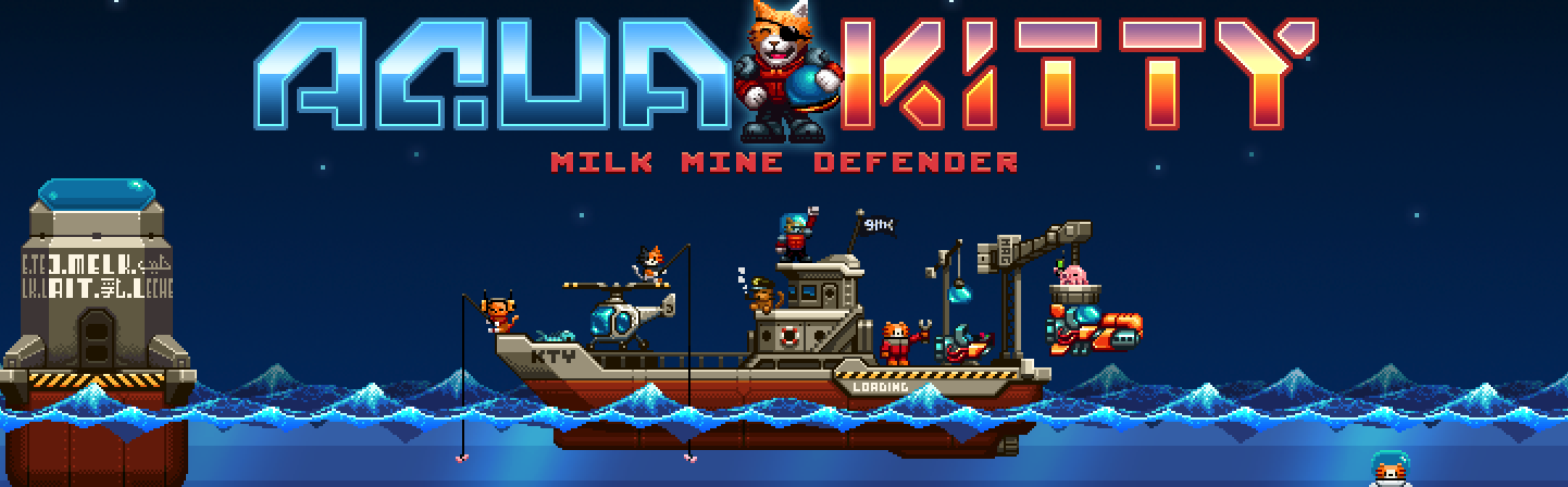 Aqua Kitty – Milk Mine Defender - bannière