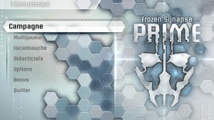 Frozen Synapse Prime - menu