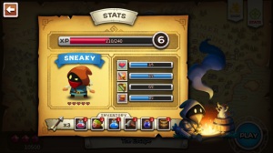 Sneaky Sneaky - interface