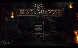 Blackguards 2 - menu