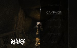 Runes of Brennos - menu
