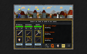 Pixel Heroes- Byte & Magic - combat