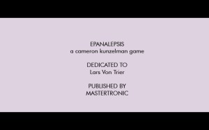 Epanalepsis - Lars von Trier