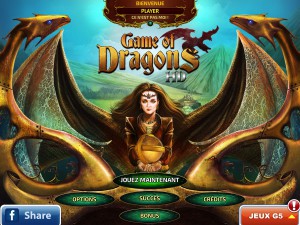 Game of Dragons - menu