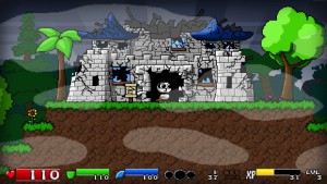 Super Panda Adventures - ruine du château