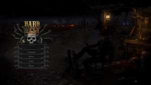 Hard West - menu