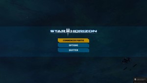 Star Horizon - menu