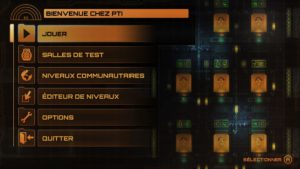 Stealth Inc 2 - menu