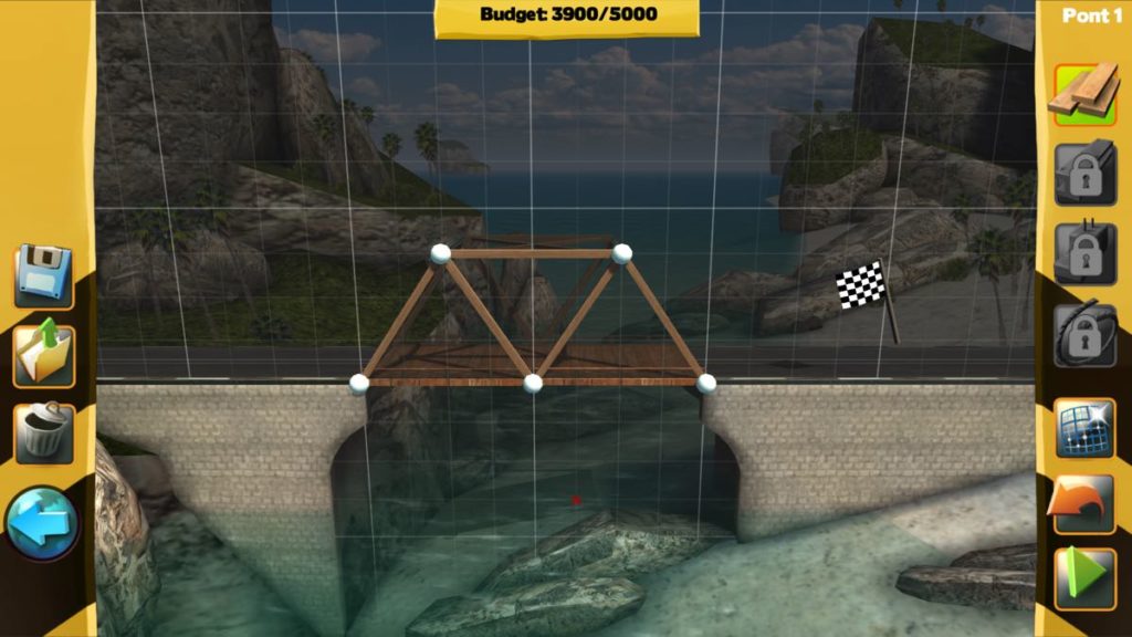 Bridge Constructor Trains - basic