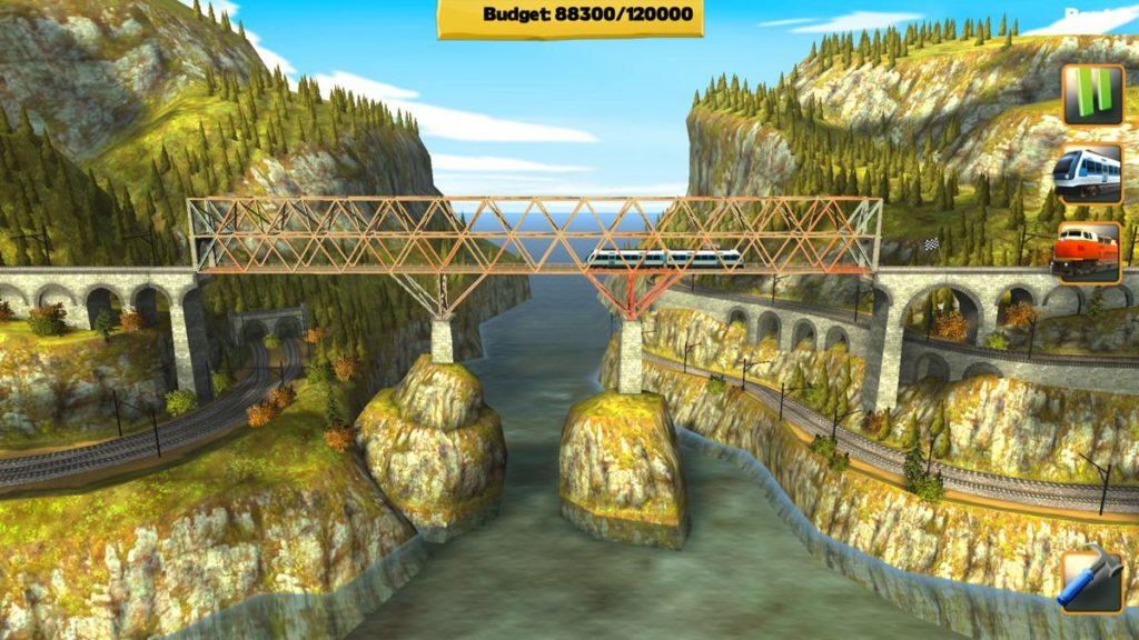Bridge Constructor Trains - moins basique