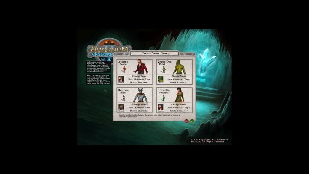 Avernum 2 - 4 aventuriers