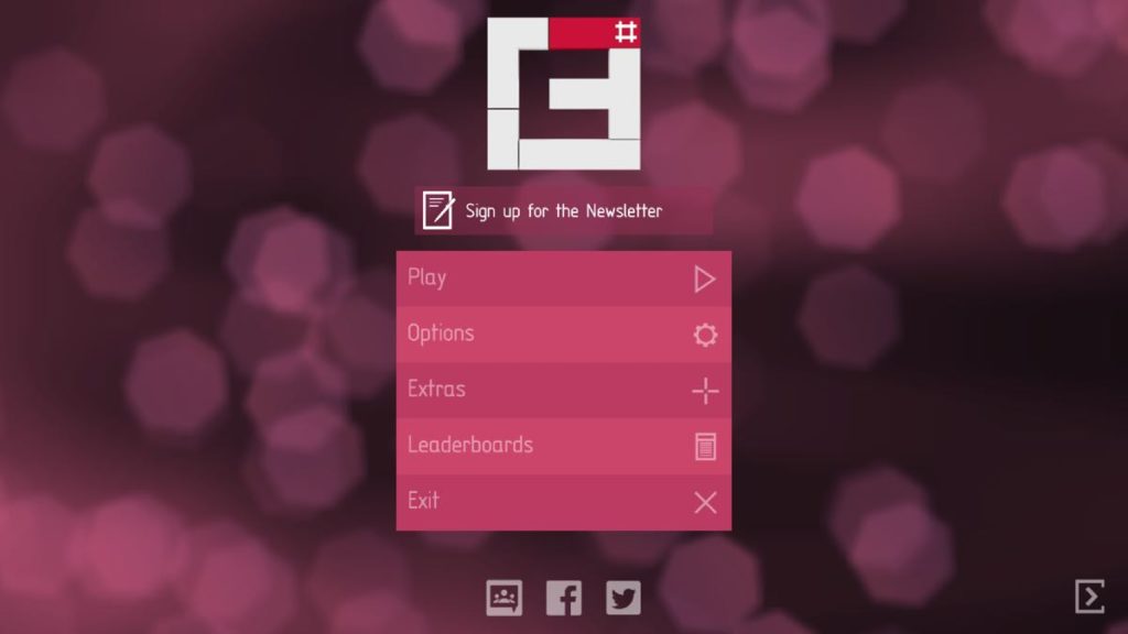 Chime Sharp - menu