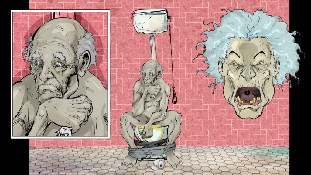 The Grandfather - toilette