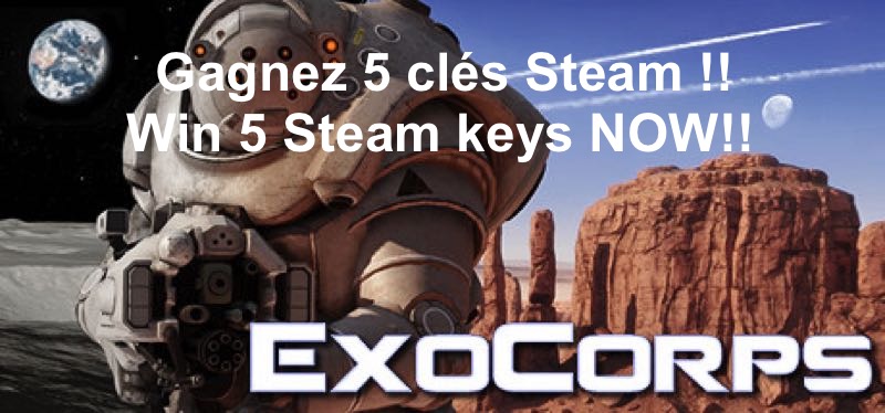CONCOURS : Gagnez 5 clés Steam du jeu ExoCorps